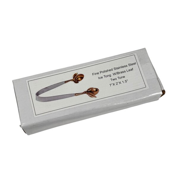 NEW Godinger Ice Tongs & Bottle Caddy Set Barware Holiday Dining Thanksgiving - Picture 13 of 15